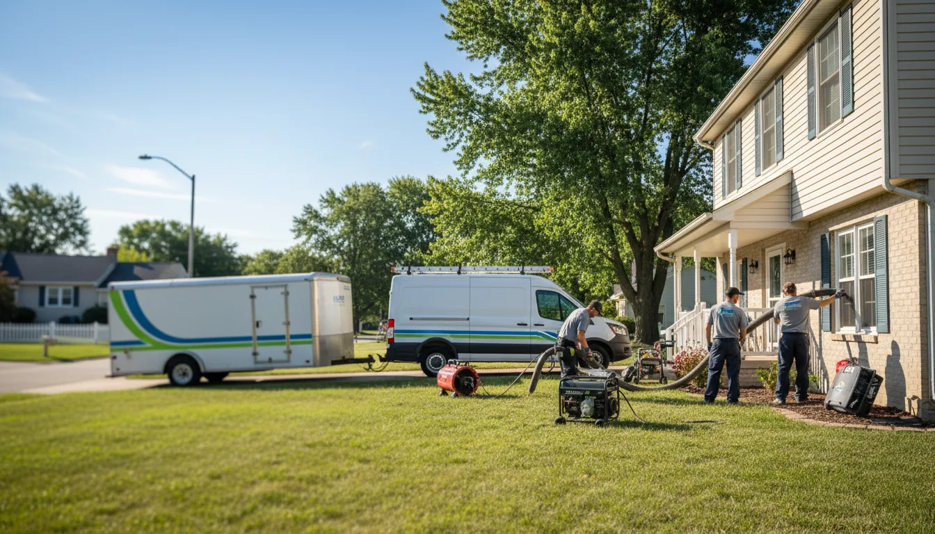 Flooded Basement Restoration And Cleanup With Repair in Stone Lake, WI near me